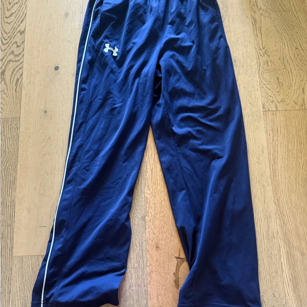 Under Armour Kids' Blue Joggers with White Stripe